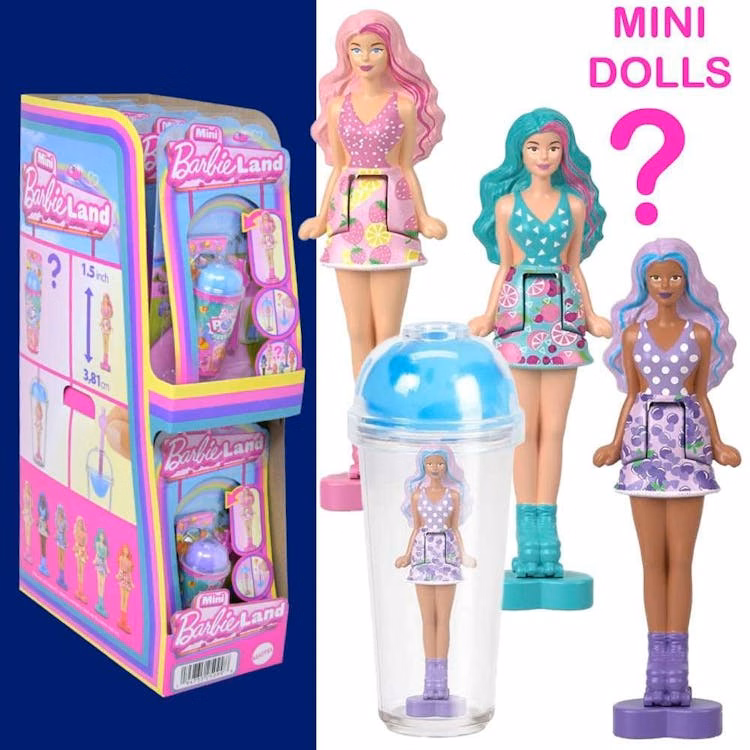 Mini BarbieLand Pop Reveal Dolls - Assorted