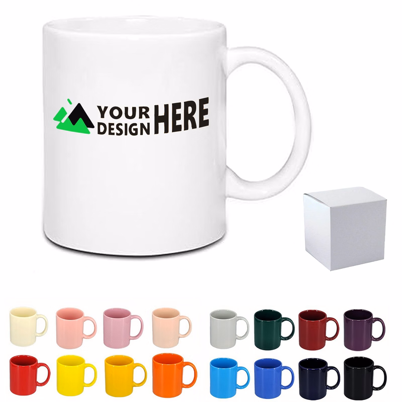 MOQ 50 Coffee Mug Ceramic Cup 11oz