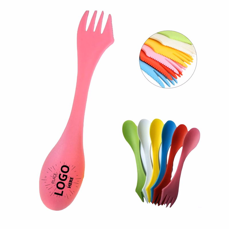 3 in 1 Plastic Cutlery Set Knife Fork and Spoon