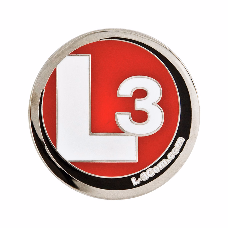 Brass Challenge Coin Nickel Plating 1.5"