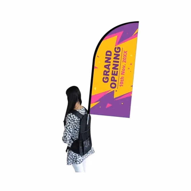 Backpack Flags - Blade Double sided (19"x 46.98")
