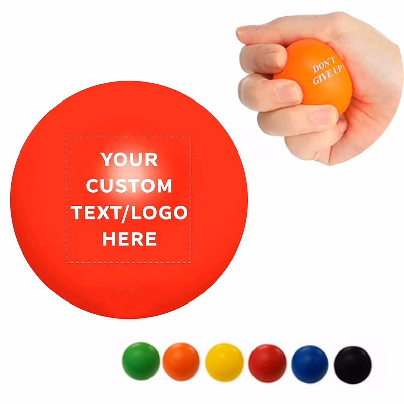 MOQ100pcs Round Stress Reliever Ball
