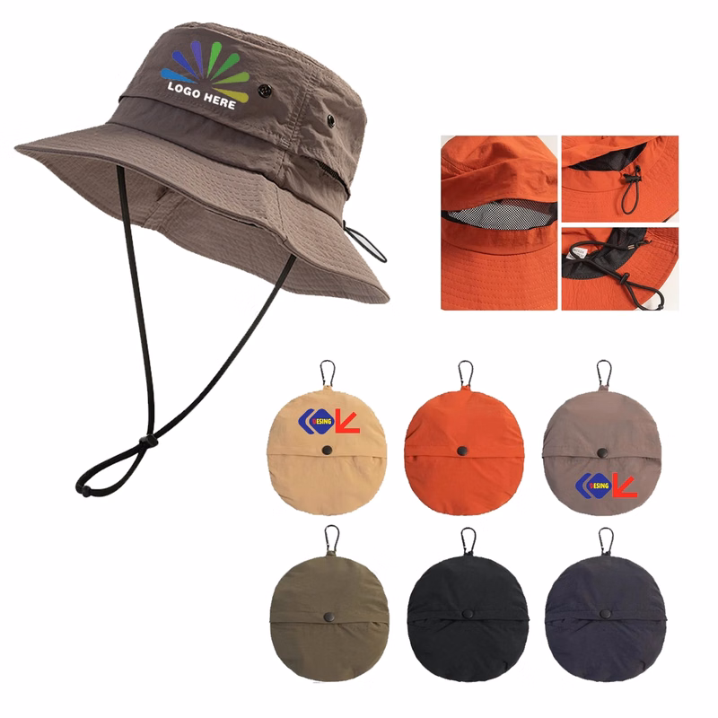 Quick-drying Thin Summer Bucket Hat Collapsible Storage MOQ