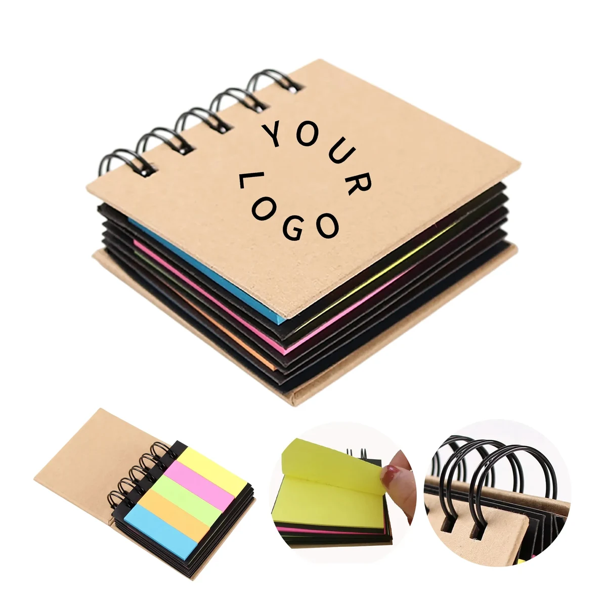 Kraft Paper Sticky Note Notebook 1