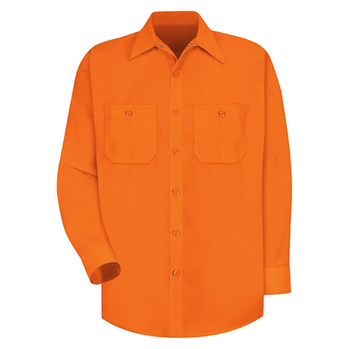 Men's Tall Enhanced Visibility Long Sleeve Work Shirt - SS14T 1