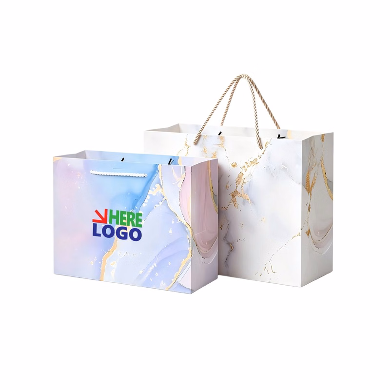 Custom Large Horizontal Full Bleed Cardstock Gift Bag
