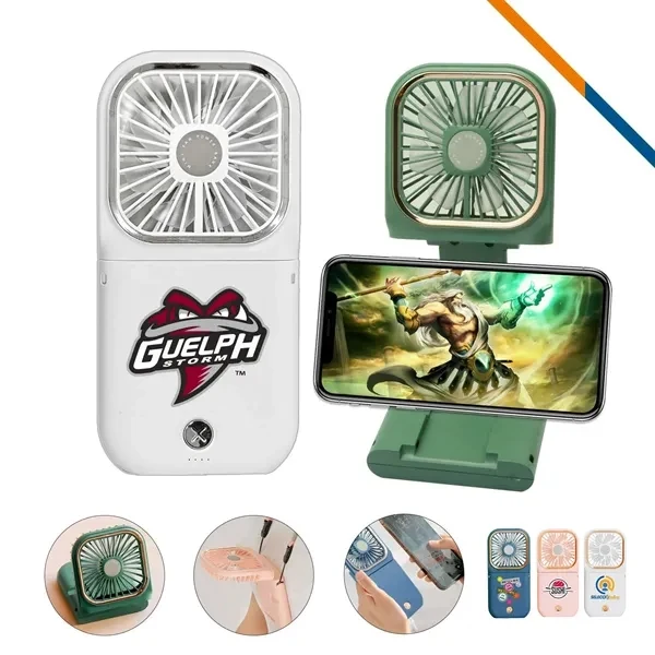 All in One Power Fan Stand for Desk, Travel and Daily Use 1