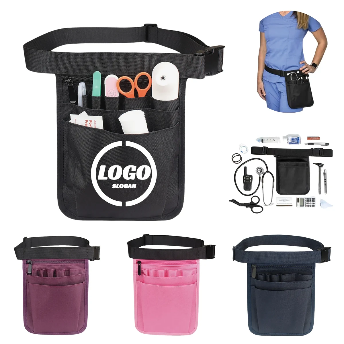Medical Nurse Waist Bag Organizer 1