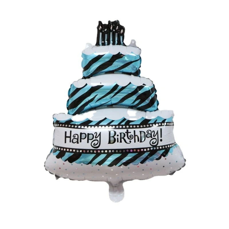 Baby Gender Reveal Party Supplies Wholesale Cake Balloon Children Kids Aluminium Happy Birthday Foil 1