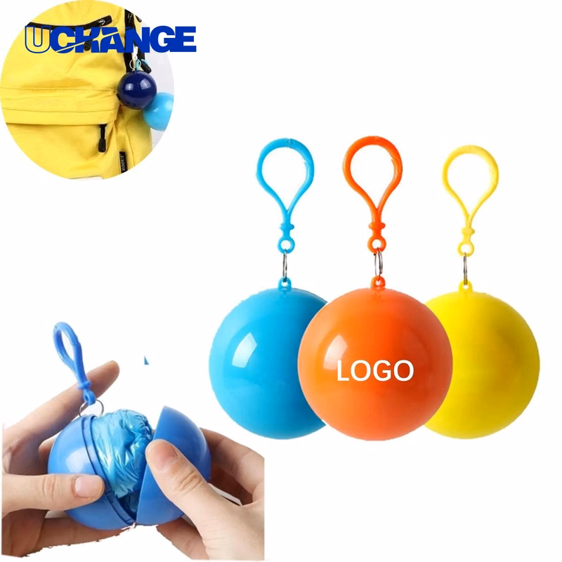 Portable Transparent Disposable Raincoat
