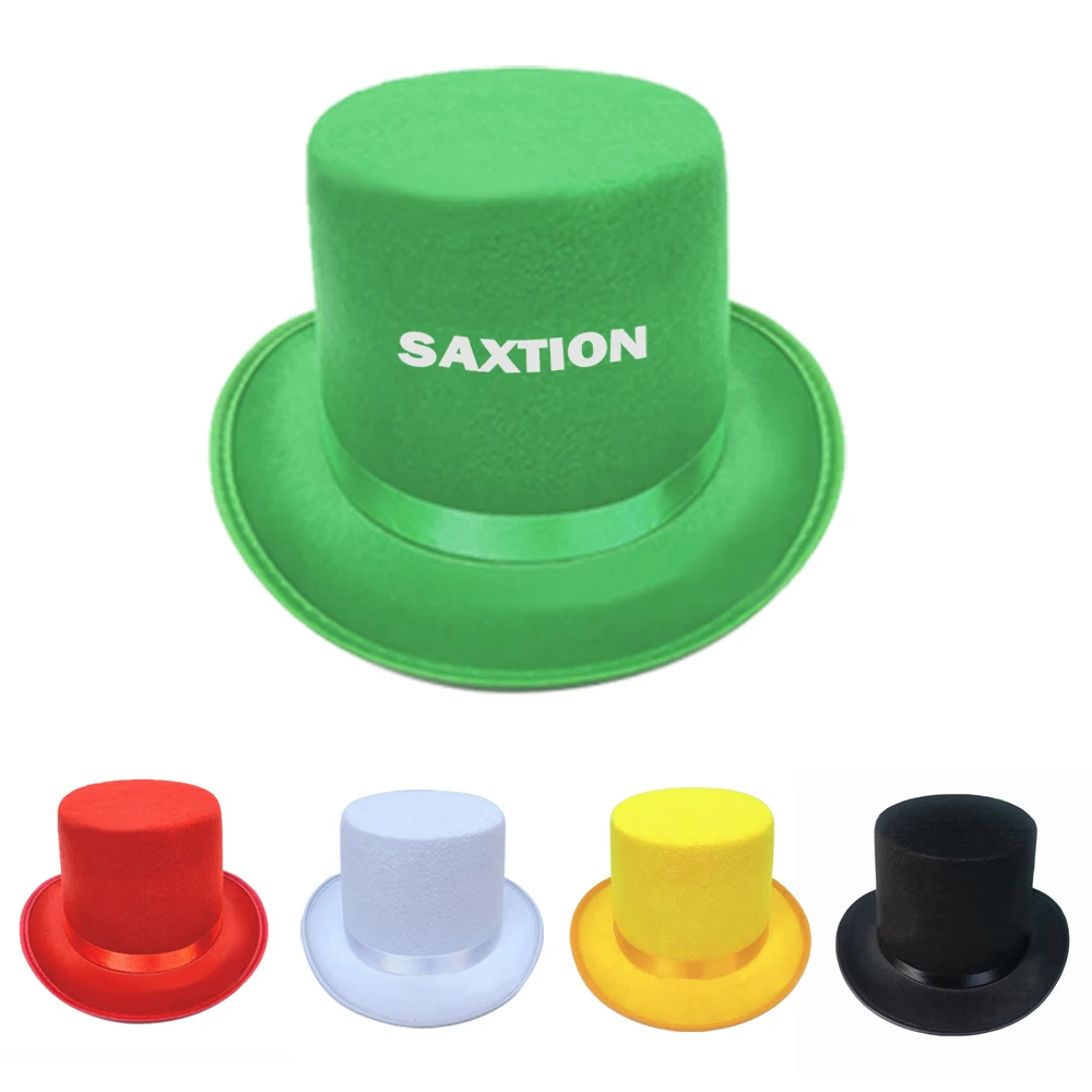 Felt Top Hat W/Elastic Sweatband 1