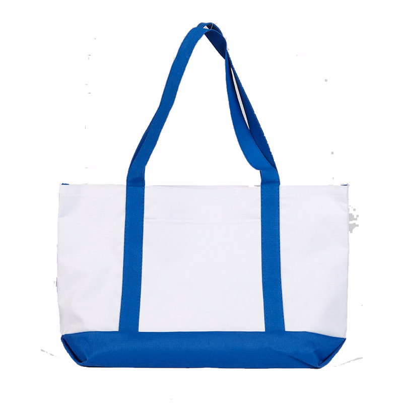 600D Polyester Shopping Tote Bag with PVC Backing