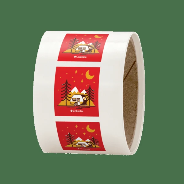 2" x 2" Square Roll Labels 1