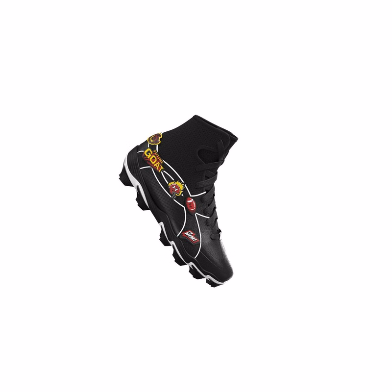 UA Spotlight Icon High RM Jr. Patches Kids' Football Cleats