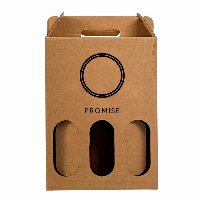 3-Bottle Cardboard Carrier