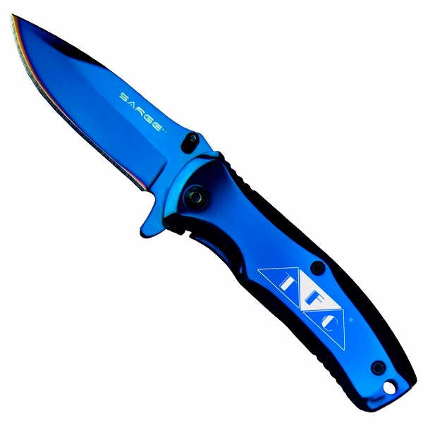 Phase - Blue TiN Swift Assist Pocket Knife