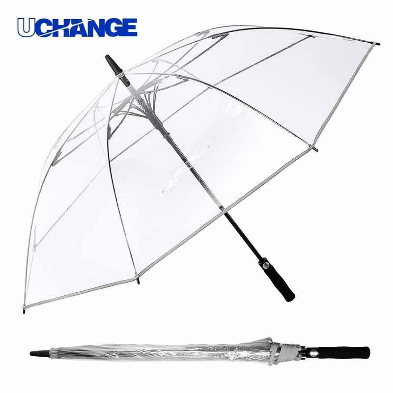 54 Inch Arc Clear Automatic Umbrella