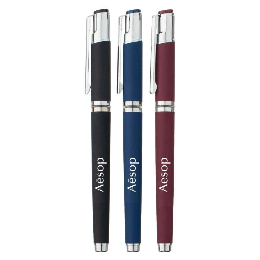 Union Printed - Earlyn Satin Soft Gel ink Pen w/ Cap 1