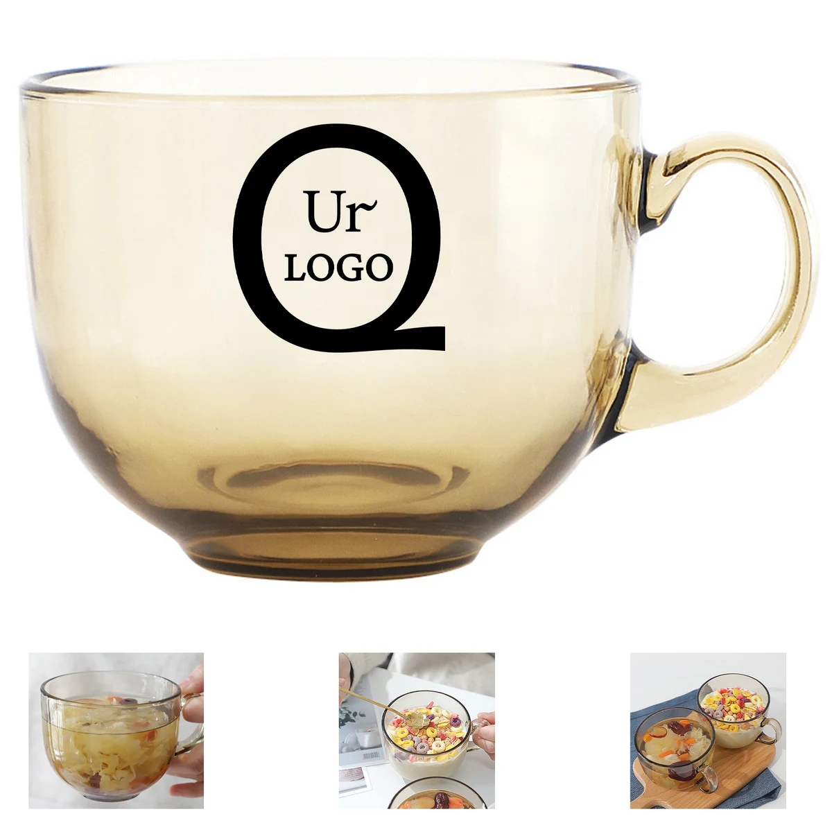 12Oz Clear Coffee Mug 1