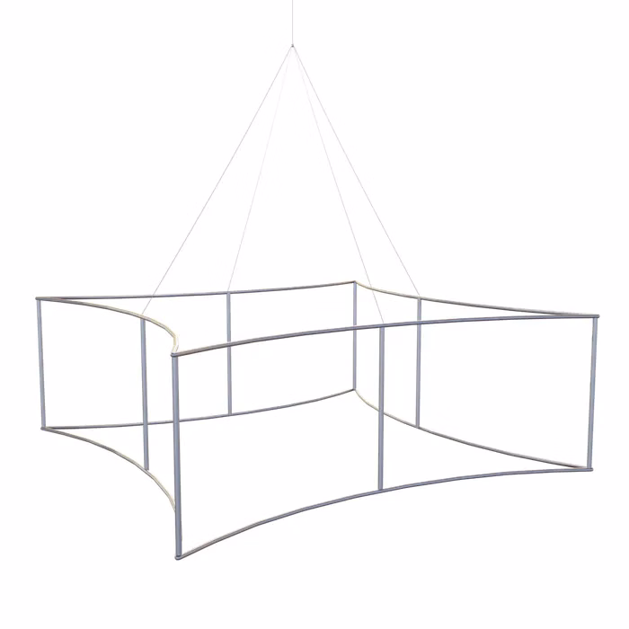 Curved Square Hanging Sign