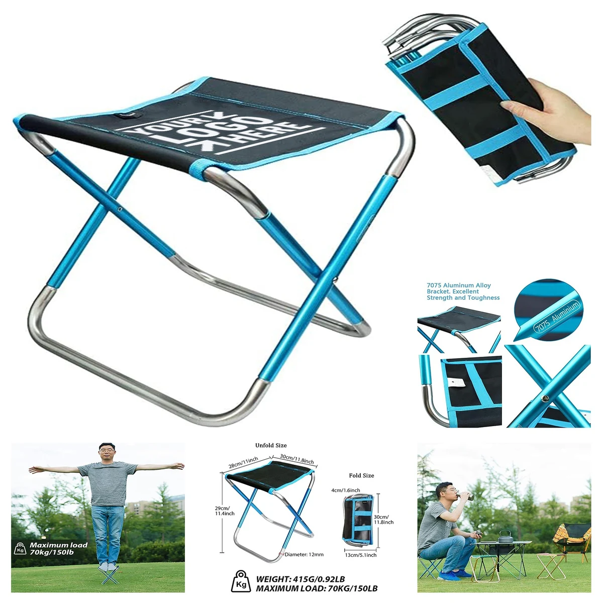 Outdoor Hand Bag Folding Stool 1