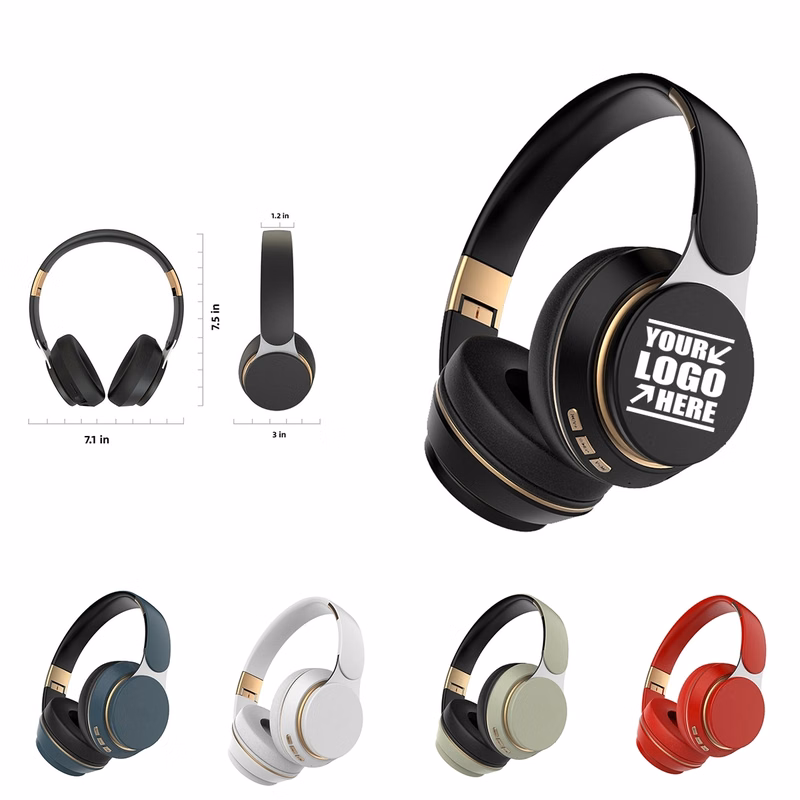 Wireless Heavy Bass Bluetooth Headset Folding Telescopic