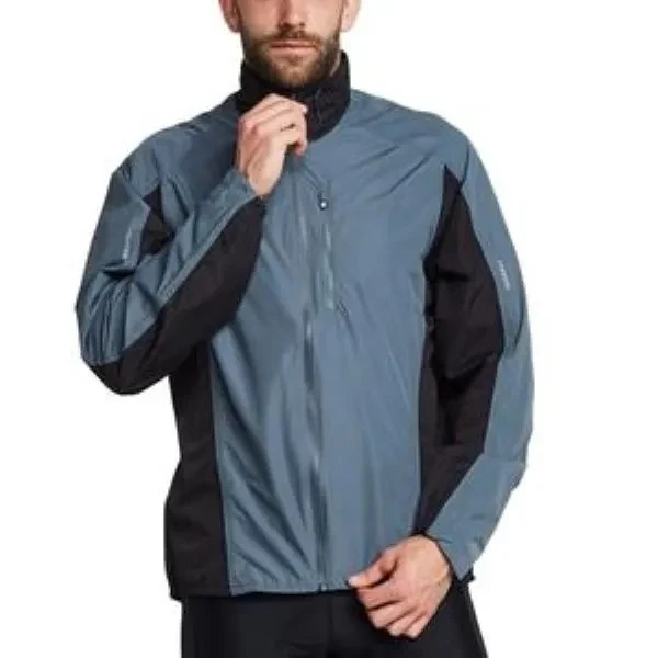 Reflective Patchwork Stylish Zip Chest Jacket for Men 1