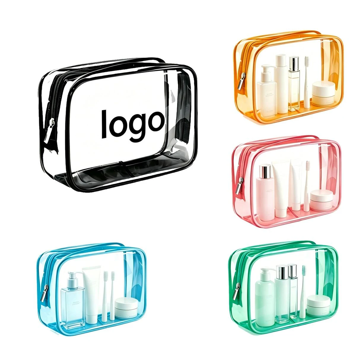 Clear Toiletry Bag 1