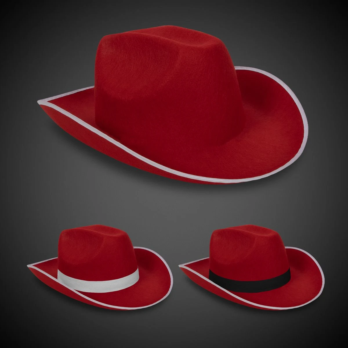Red Cowboy Hat(Blank) 1