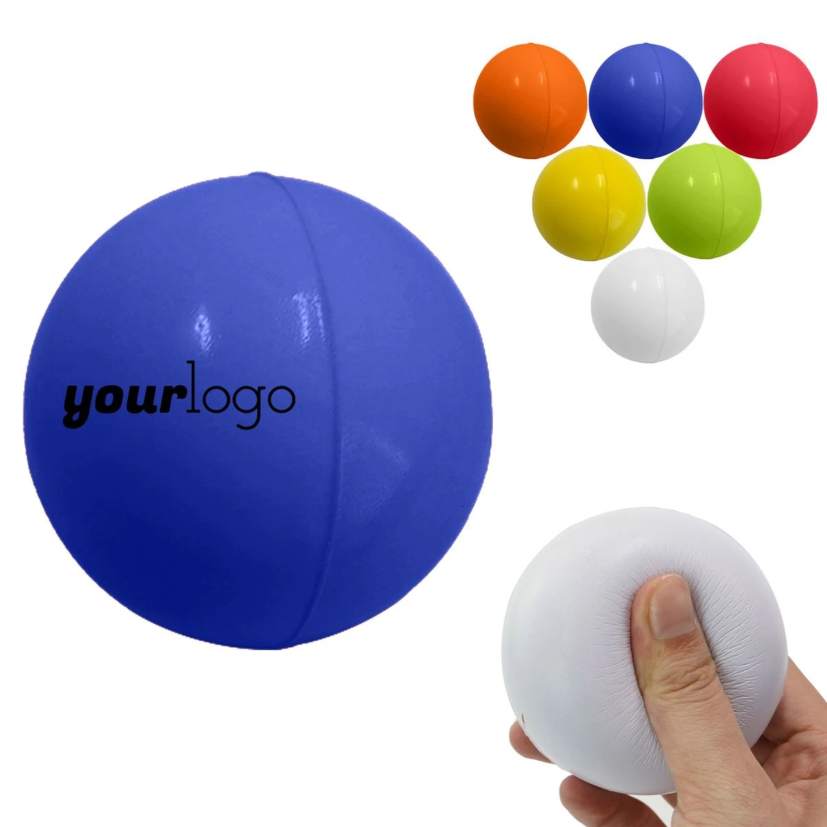 Portable 6.3cm PU Stress Ball for Hand Exercise 1