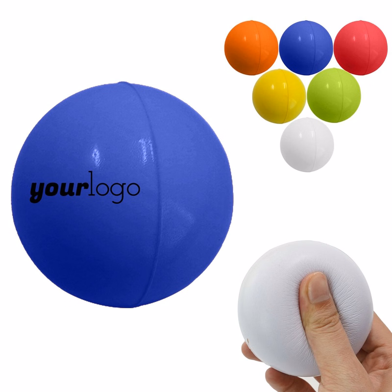 Portable 6.3cm PU Stress Ball for Hand Exercise