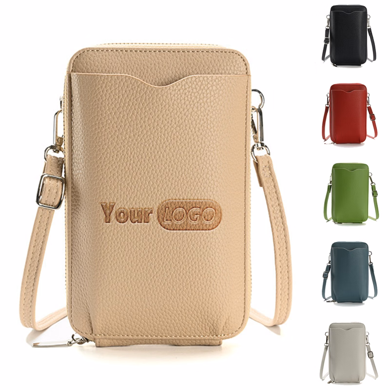 Pu Small Mobile Phone Crossbody Bag with Card Slots