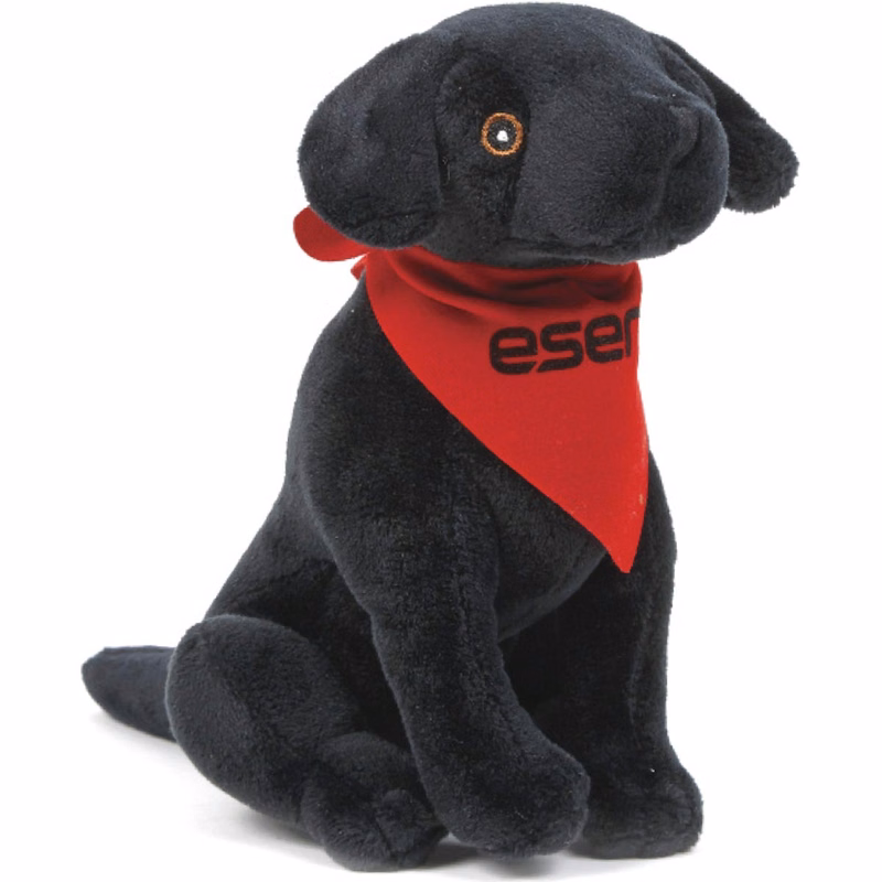 8" Realistic Black Lab
