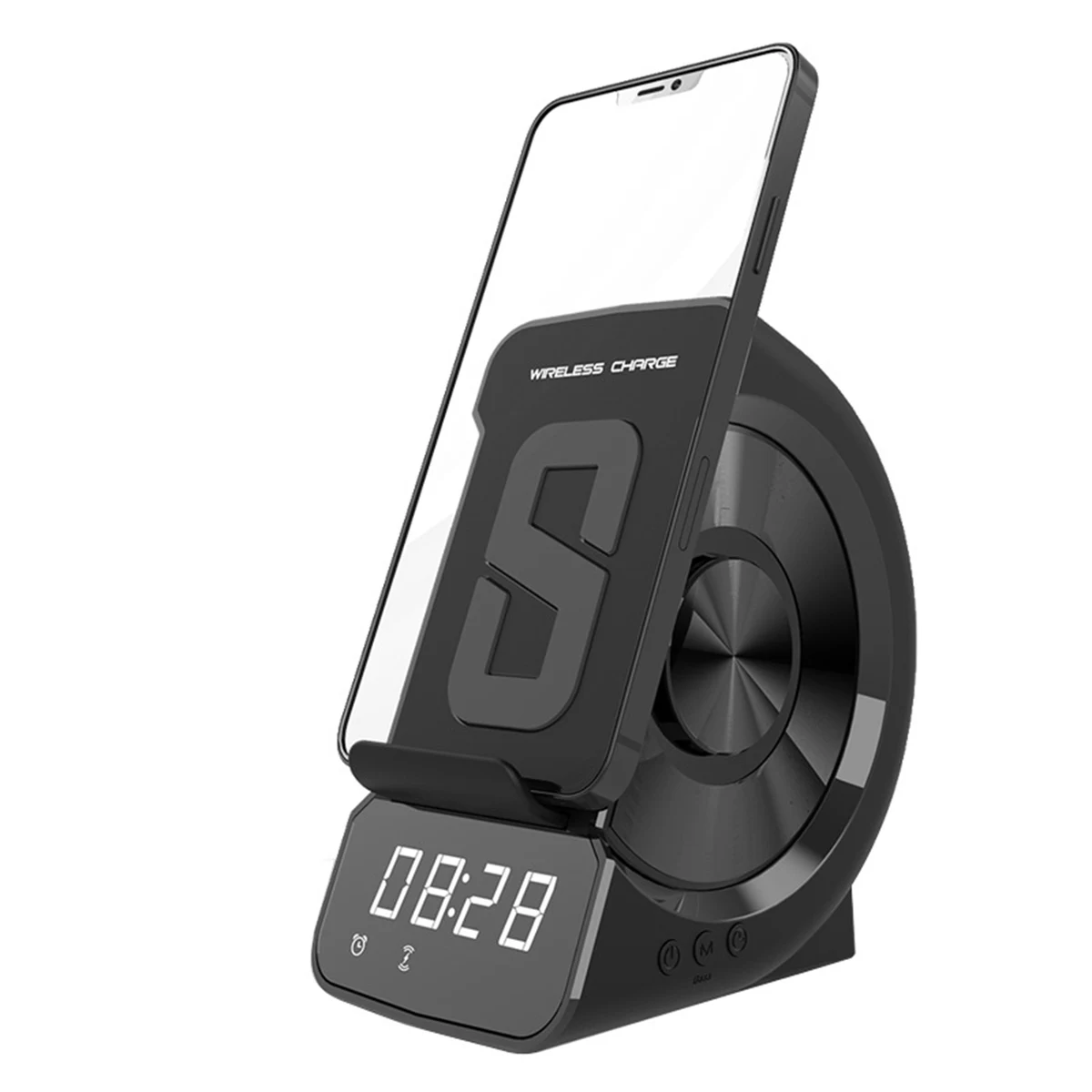 Desk Bluetooth Speaker With Wireless Charger 1