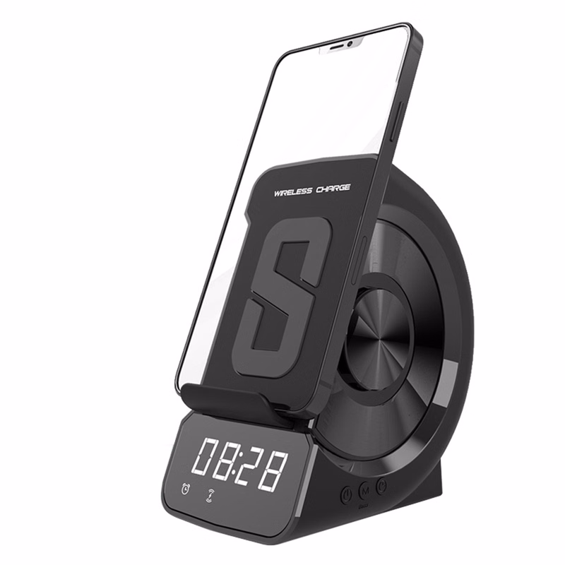 Desk Bluetooth Speaker With Wireless Charger