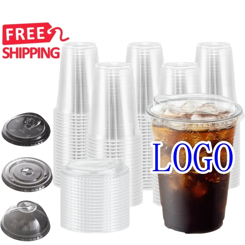 16 oz PET Cup with Strawless Sip Lid 1