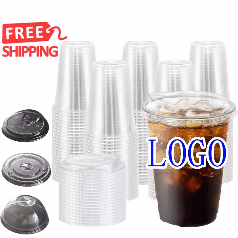16 oz PET Cup with Strawless Sip Lid