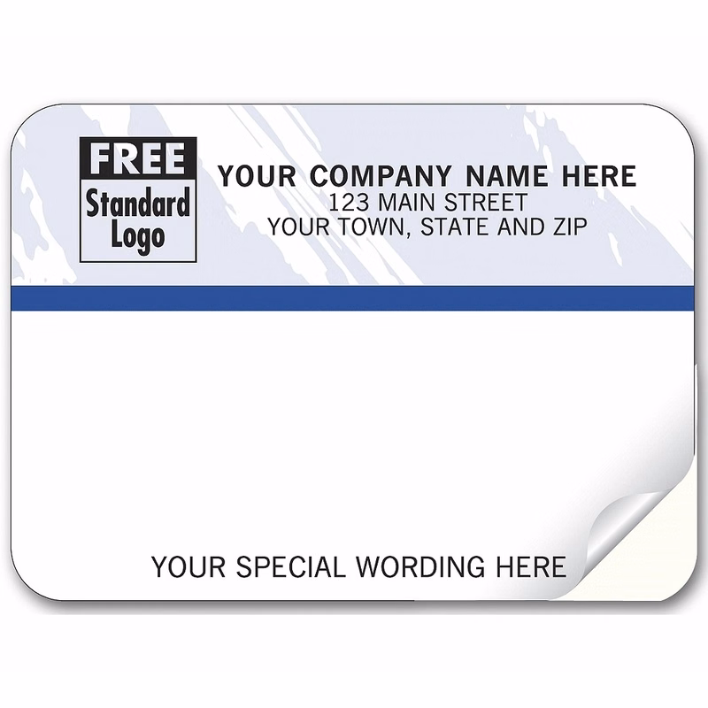 Shipping labels in pads