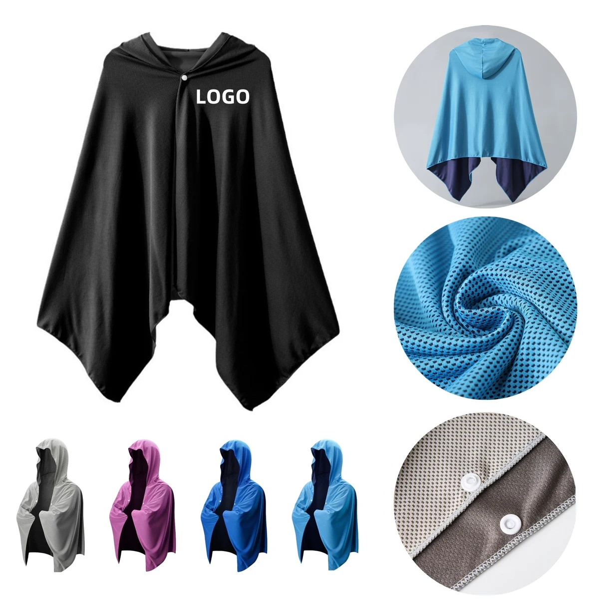 Quick Dry Hooded Beach Towel 1