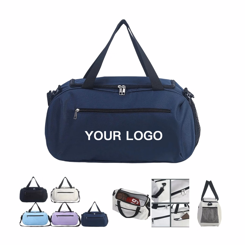 Oxford Fitness Bag with Reinforced Handles and Shoulder Strap