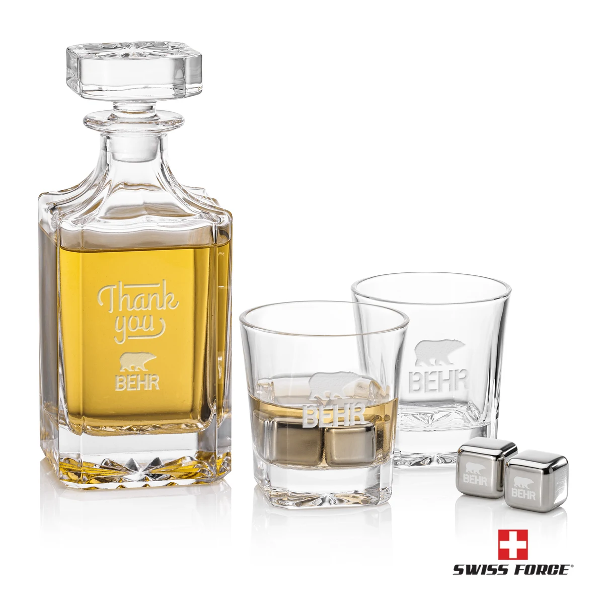 Santana Decanter Set & Ice Cubes 1