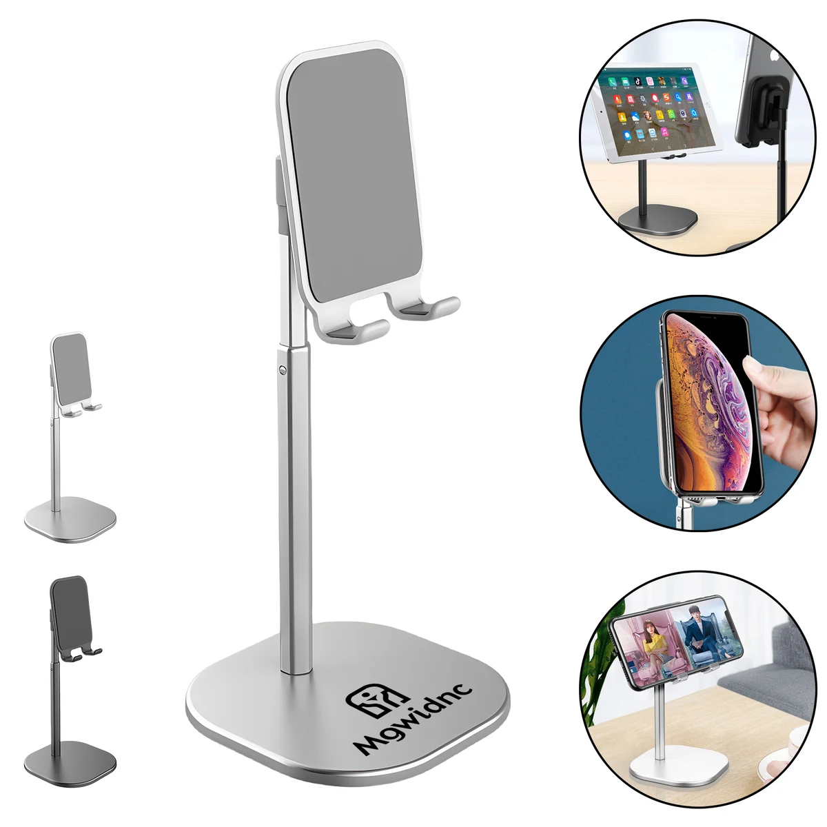 Adjustable Metal Desktop Stand for Phone 1