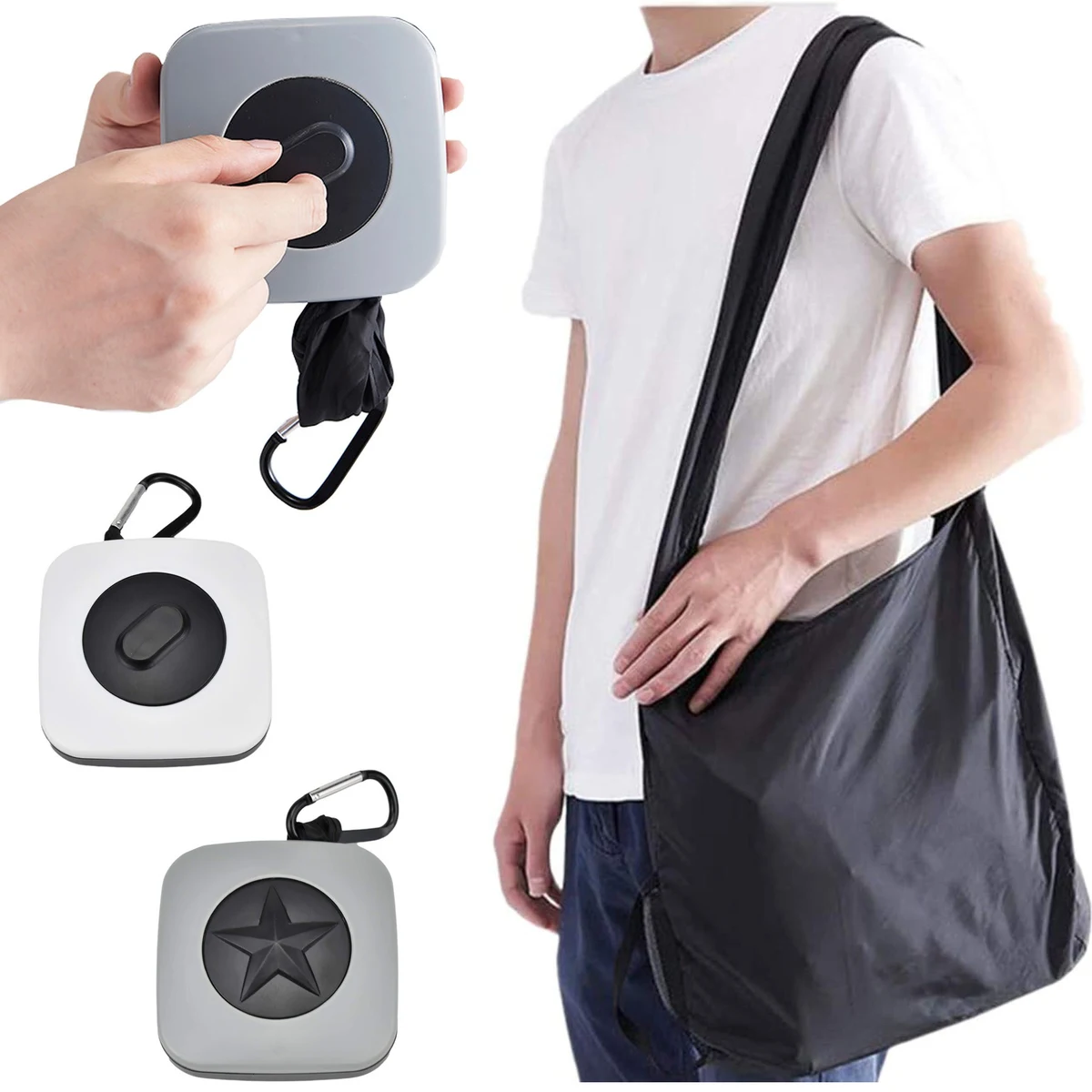 Shoulder Bag with Rotating Storage 1