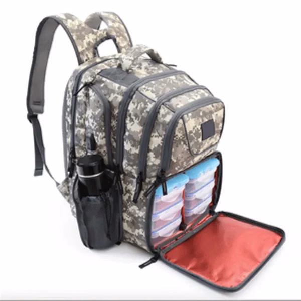 Fitness Meal Prep Camouflage Hiking Lunch Bag