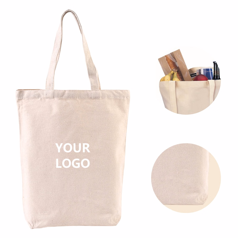 Canvas Tote Bag 15.75" x 13.39" For Daily Carry