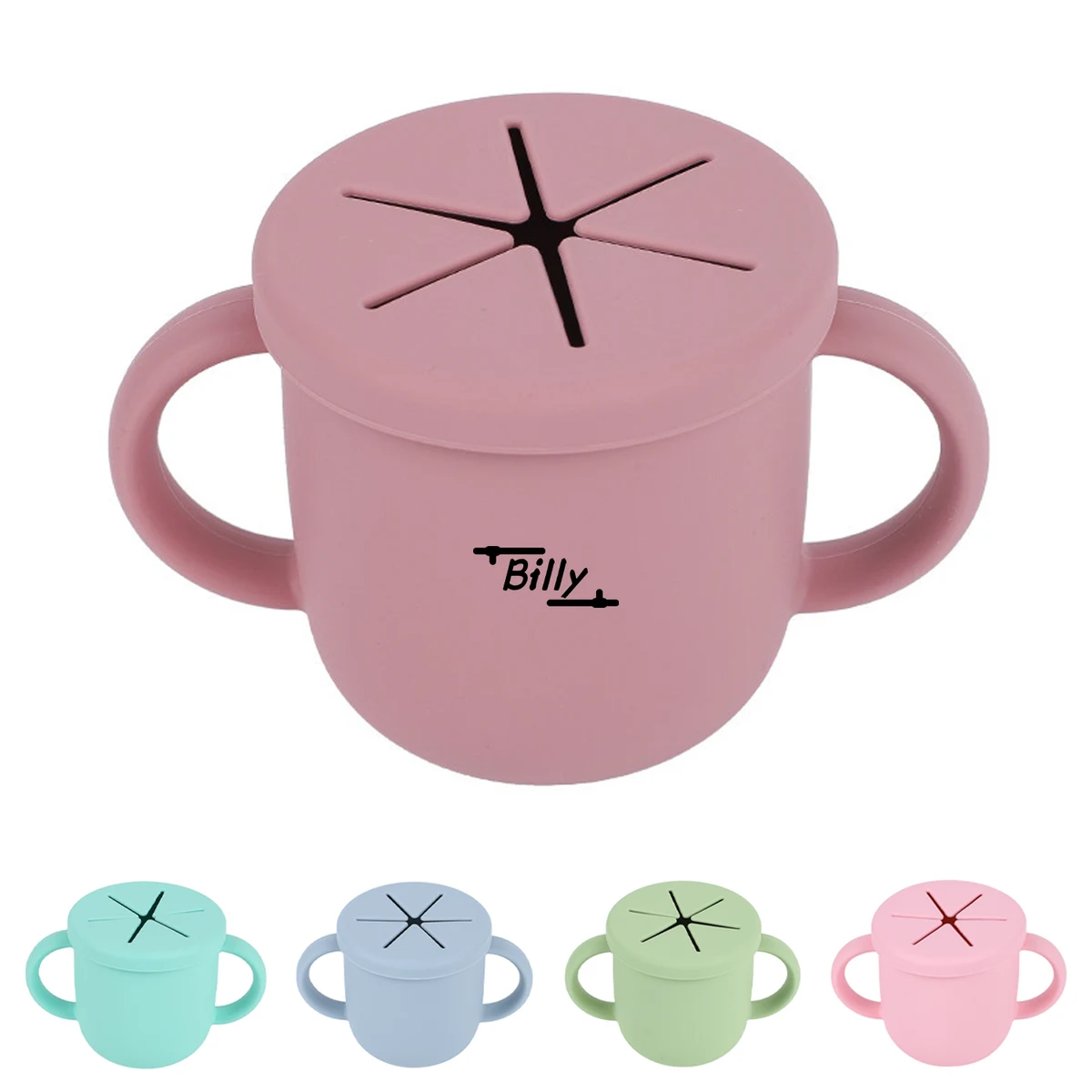 Silicone Snack Cups Food Containers for Toddlers 1