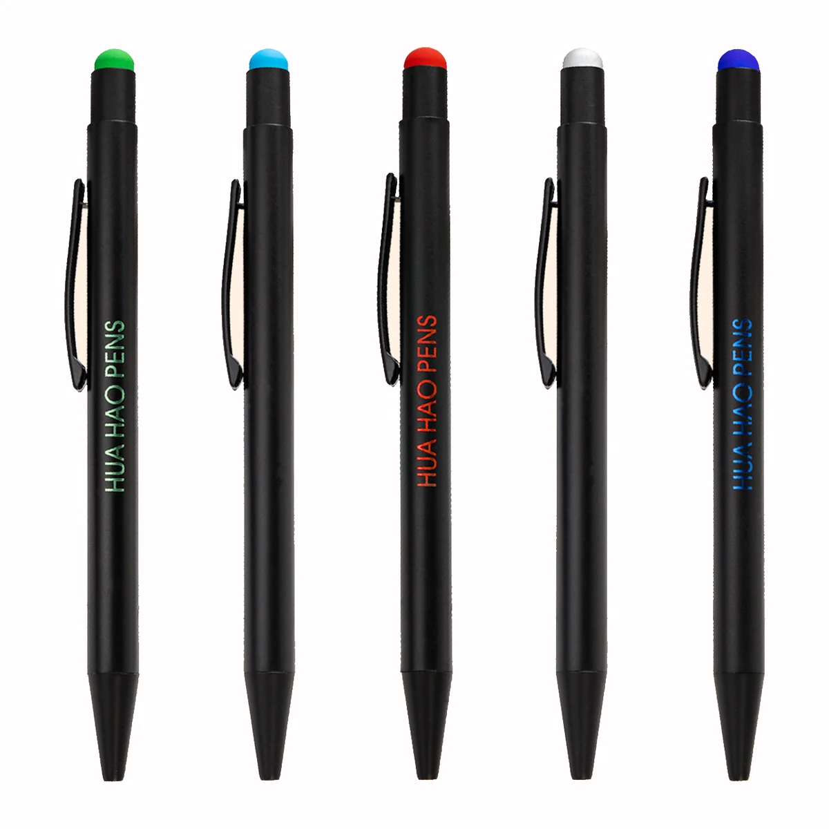 Metal Soft-touch Sytlus Click Ballpoint Pens 1