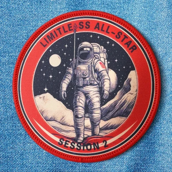 4" Custom Dye Sublimated Printed Logo Patches 1