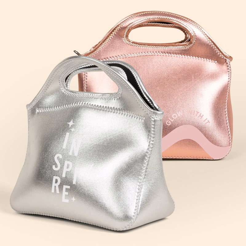 GRAN KLUTCH - METALLIC NEOPRENE LUNCH BAG