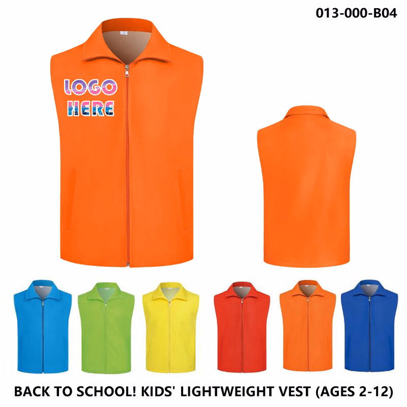Kids Single Layer Composite Vest ?C Custom Logo Available